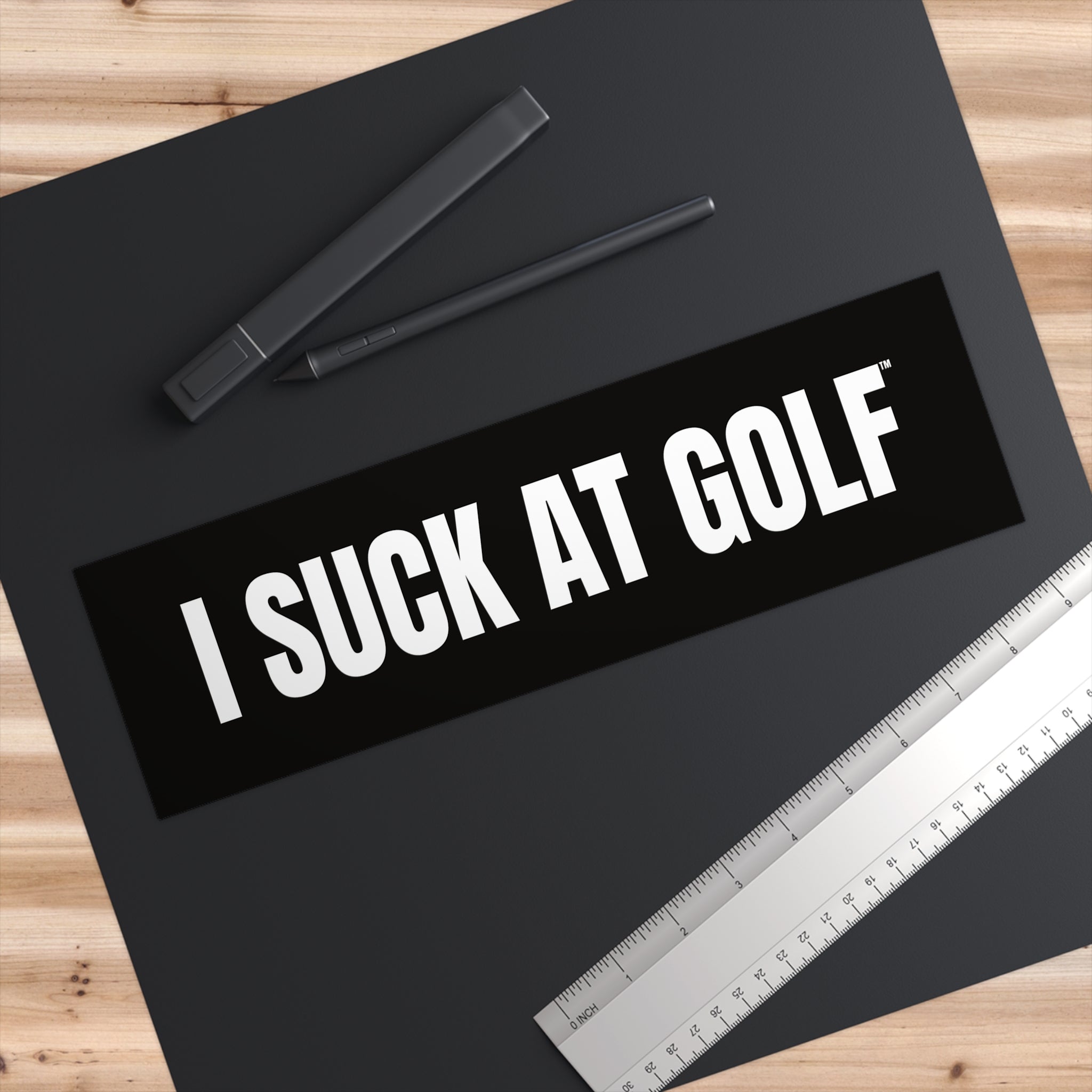 "I Suck At Golf" Funny Vinyl Golf Sticker Decal